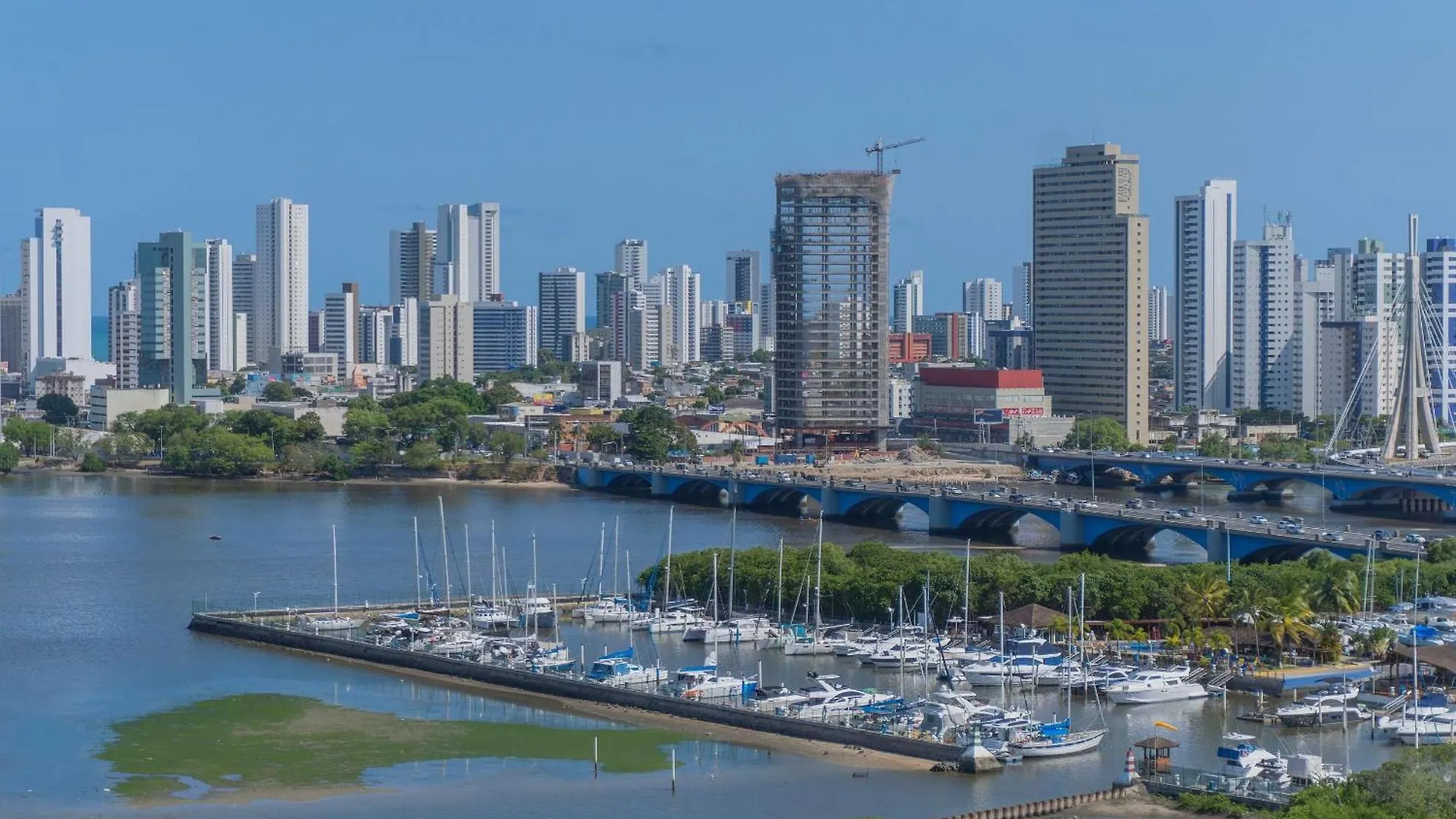 Apartment Vista Para O Cartao Postal De Recife Brasilien